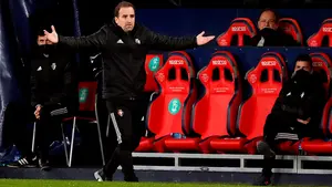 Arrasate: "El segundo gol nos ha hecho mucho daño y ha sido evitable, a pensar en clave Mendizorroza"