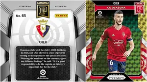 El cromo de Oier de Osasuna que sale a la venta por 25.000 dólares en una subasta