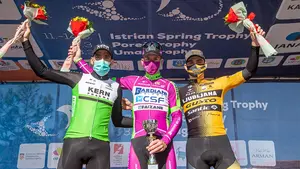 Primer podio para el Kern Pharma: el navarro Enrique Sanz es segundo en Croacia