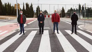 Una localidad de Navarra finaliza las obras de sus nuevos accesos al campo de fútbol