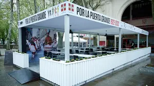 'Por la puerta grande', la nueva terraza en Pamplona junto a otras 4 en la plaza de toros