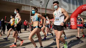 Victoria de Álvaro López en el GP de marcha atlética Ciudadela en Pamplona