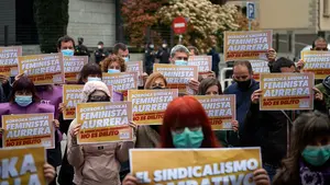 LAB califica de "montaje policial" la detención de seis sindicalistas en Pamplona