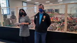 Tudela acoge el mayor diorama de figuras de Playmobil expuesto nunca en Navarra