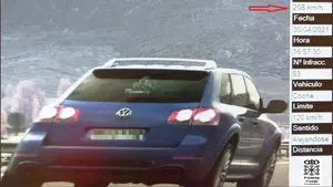 Cazado en Navarra a 208 km/h: "Quer&iacute;a quitarle la carbonilla al motor"