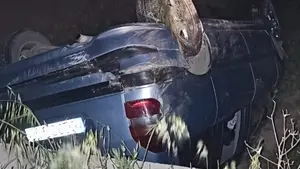 Vuelca su coche en Miranda de Arga: positivo en drogas y alcohol