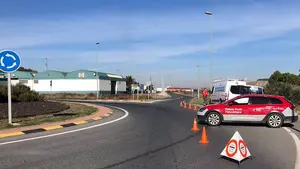 Persecución por San Adrián: positivo en drogas tras tratar de huir de un control con su hija en el coche