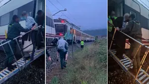 La Guardia Civil auxilia a 144 pasajeros de un tren tras sufrir una incidencia en Navarra