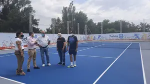 El tenis regresa a Tudela: finalizada la reforma integral de las pistas de Ribotas