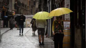Cambio brusco del tiempo en Navarra: del calor a las bajas temperaturas y la lluvia