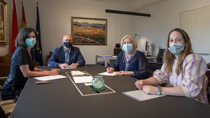 Navarra y Álava trabajan para mejorar el transporte entre Salvatierra y Vitoria