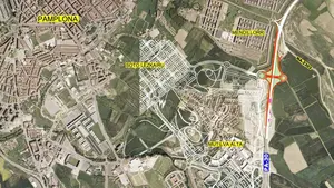 Anuncian la conexión de una urbanización próxima a la ciudad a través de la Ronda de Pamplona