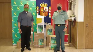 La Guardia Civil y el Ejército en Navarra recaudan más de 800 gafas para el Líbano