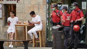 Instituciones navarras ven "alta responsabilidad" en las primeras horas de los Sanfermines suspendidos