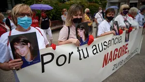 Una concentración recuerda a Nagore Laffage en el 13 aniversario de su asesinato 