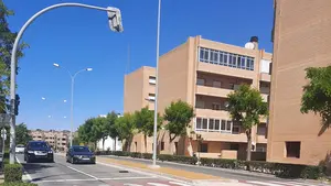 Finalizadas las obras de arreglo de la mediana del vial de Merindades en Tudela