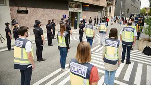 Cruz Roja y Policía Nacional en Pamplona se suman al Día Mundial contra la Trata