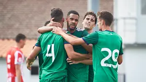 Osasuna sigue sin fallar y gana al Logroñés: Rober Ibáñez y Unai García dan la victoria