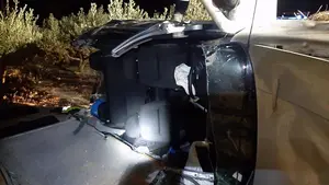 Accidente en Corella: herido con pronóstico reservado tras volcar con su coche