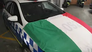La bandera robada no era del Consulado Italiano: la Policía de Pamplona modifica su versión