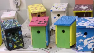 Colegios de Pamplona instalan cajas nido para concienciar sobre el medio ambiente