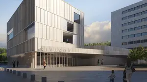 Así será el nuevo Civivox Ensanche: sostenible y con un gran porche de acogida