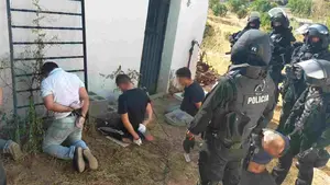 Detienen en Pamplona a tres integrantes de una organización que producía 300 kilos de cocaína al mes