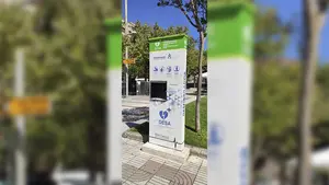 Vandalismo en Pamplona: destrozan por cuarta vez la torre de cardioprotección de Pío XII