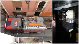 Trasladada al hospital una mujer en Estella tras prender fuego un puchero en su cocina