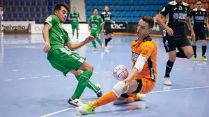 Las mejores imágenes del amistoso entre Osasuna Xota y el Burela de Lugo en Pamplona