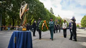 La Policía Nacional celebra en Pamplona el día de su patrón: "Vienen tiempos de cambios"