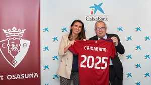 CaixaBank y Osasuna renuevan su compromiso hasta el final de la temporada 2024-25
