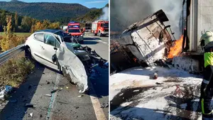 El fallecido en el fatal accidente de la N-121 es un vecino de Pamplona de 31 años