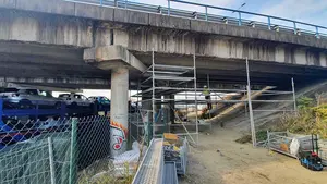 Inician las mejoras de un puente en Berriozar por el que circulan 27.000 coches cada día