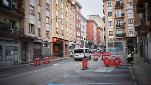 Vecinos de La Milagrosa en Pamplona dicen no a los desalojos en el barrio