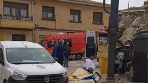 Herida grave una mujer de 89 a&ntilde;os en Fitero tras ser atropellada por un dumper