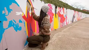 Un mural de 140 metros homenajear&aacute; a 47 mujeres en un parque de Lezkairu