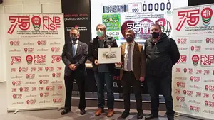 El cupón de la Once recuerda el 75 aniversario de la Federación Navarra de Baloncesto