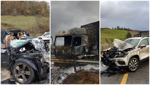 El fallecido en el accidente de la N-121-A es un vecino de Pamplona de 47 años