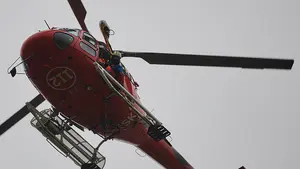 Rescatan a un guarda de Medio Ambiente herido en el monte en una zona sin cobertura