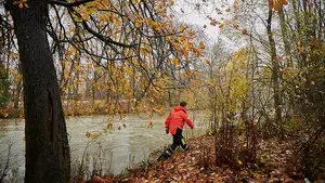 La búsqueda del desaparecido en Pamplona: movilizados por todo el paseo del Arga