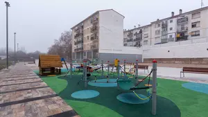 Un nuevo parque completa la urbanización de San Jorge tras el derribo de las 'Casas de Gridilla'