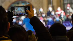 Pamplona inicia sus fiestas de Navidad: las imágenes del pregón de UNICEF