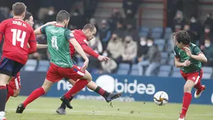 Osasuna Promesas gana el derbi a la Mutilvera en Tajonar y cierra el año como líder