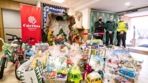 La Guardia Civil recauda juguetes para más de 320 niños vulnerables de Navarra