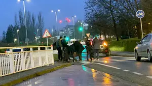 Herida una chica tras ser atropellada en un paso de peatones en Pamplona