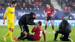 Osasuna regresa al trabajo sin Kike Garc&iacute;a, baja por fractura del tabique nasal