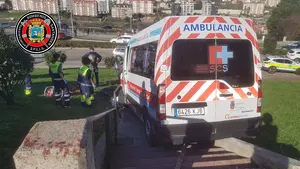 Fallece una mujer de 76 años atropellada por una ambulancia que invadió la acera