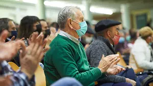 Altuna y el navarro Martija doblan la rodilla en el frontón Labrit: las mejores fotos del partido