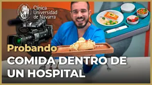 El 'youtuber' que desvela el menú de la Clínica Universidad de Navarra: "Nunca he comido así en un hospital"
